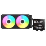 Refrigeración Líquida Cougar CGR-PSDVPRGB-B-240 240mm 2 Ventilateurs RGB Multicolore