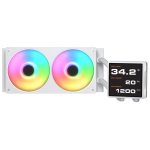 Refrigeración Líquida Cougar CGR-PSDVPRGB-W-240 240mm 2 Lüfter RGB Weiß