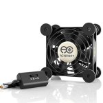 Ventilador suplementario AC Infinity Multifan S1 80 mm con control de velocidad y antivibración