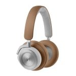 Auriculares Bang & Olufsen BeoPlay HX inalámbricos Bluetooth con Cancelación Activa de Ruido, micrófono y batería de larga duración, color marrón y aluminio