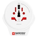 Steckdosenadapter Skross 1500266 1 Steckplatz USB-A Universal zu Typ F