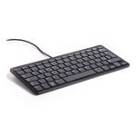 Teclado Raspberry Oficial Preto Pt compacto com 3 portas USB e deteção automática