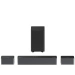 Barra de Sonido Ultimea Poseidon M4T 5.1 450 W Dolby Atmos HDMI eARC con Subwoofer Inalámbrico y 2 Altavoces Traseros