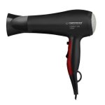 Sèche-cheveux Professionnel Esperanza EBH004K 2200W 3 Températures Concentrateur Noir