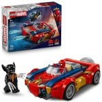 Set de construcción LEGO 76336 Marvel Coche de Spider-Man vs Lobezno Venomizado 134 piezas
