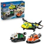 Set de construcción LEGO 60505 City Remix Avión Camión Técnico y Aerodeslizador modular