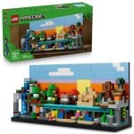 Set de construcción LEGO Minecraft 21589 Minibiomas 797 piezas microfiguras
