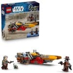 Set de construcción LEGO Star Wars 75437 Speeder de Cobb Vanth con minifiguras y accesorios