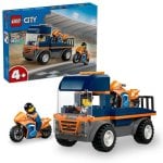 Set de construction LEGO 60491 City Camion Transport Motos 2 motos 2 figurines