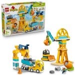 Set de construcción LEGO Duplo 10476 Obra y Vehículos 3 en 1 84 piezas
