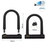 Lck-009 Candado En U De Llave Ewf909