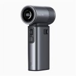 Ventilador portátil JisuLife Ultra2 9000 mAh gris metalizado con linterna LED