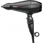 Professioneller Ionen Föhn BaByliss Levante 2100W 2 Temperaturstufen 2 Geschwindigkeiten Leicht Schwarz