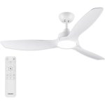 Deckenventilator mit Licht Philips Olas 35W 132cm 6 Stufen LED Leise Fernbedienung