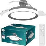 Ventilateur de plafond Philips Bliss 106 cm LED 4500 lm noir télécommande
