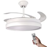 Ventilador de Techo Ledme Afar 30W 6 Velocidades Silencioso con Luz LED y Mando