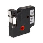 Etiqueta impressora Mediarange MRDY45013 Dymo D1 12mm x 7m adesivo preto