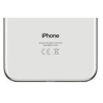 Tapa Trasera Iphone Xs Max Cristal Solo Blanco (fácil Instalación)(ce) Repuesto