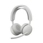 Auriculares Logitech Zone Wireless 2 inalámbricos Bluetooth con Cancelación de Ruido blanco crudo