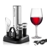 Elektrischer Flaschenöffner Ufesa Easypack Set LED Akku USB-C Wein Zubehör