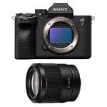 Câmara Mirrorless Sony Alpha 7 IV 33MP Sensor Full-Frame 35mm F1.8 WiFi Bluetooth