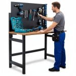 Banco de Trabalho Kompak KP-KB120-P Plegável com Painel Perfurado 120x64cm