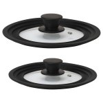 Tapa universal Briebe Totalid multidiámetro vidrio templado borde silicona