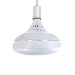 Ventilador de techo YOEVU Compact Mini aspas retráctiles luz LED E27 mando