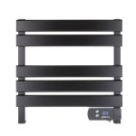 Toalheiro Elétrico Yoevu 150W Temporizador LED Proteção IP34 Montagem Parede