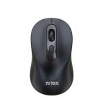 Ratón Nilox Bluetooth Wireless 1600 DPI Nero 4 Pulsanti Ottico Compatto