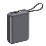 Powerbank Celly 20000 mAh Gris ABS+PC Carga Rápida 45W USB-C/USB-A