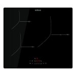 Placa de indução Edesa EIS-6330 R 3 zonas 59 cm Touch Slider vidro preto