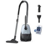 Aspirateur avec Sac Philips 2000 Series XD1142/10 750W HEPA 3L Noir Bleu