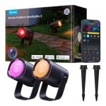 Smart Lighting Spot Govee Outdoor Spotlights 2 Bluetooth IP67 RGB 4000K Außenbereich