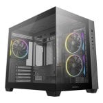 Caixa Micro-ATX DeepCool CG330 3F Vidro Temperado 3 Ventoinhas ARGB Preta
