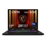 Portátil MSI Crosshair 17 HX AI D2XW 17" Intel Core Ultra 9 275HX 32GB 1TB SSD RTX 5070 FreeDOS