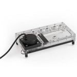 Refrigeração Líquida Alphacool Core Distro Plate 240mm D5 Apex aRGB Transparente