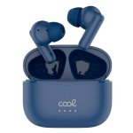 Auricolari Cool Bound wireless Bluetooth Hi-Fi con display LED e ricarica Type-C Blu Navy