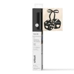 Vinile termotrasferibile Cricut Flocked Iron-On nero brillante 305 mm x 483 mm