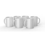 Tasse Cricut Blank Set 425 ml Keramik Weiß mikrowellen- und spülmaschinengeeignet