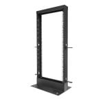 Armario rack Aiten Data 22U marco abierto 2 columnas gestión de cables