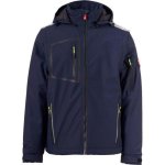 Arbeitsjacke Payper S01052-P226-08020 5XL Herren Nylon Blau Schwarz Abnehmbare Kapuze Ärmel
