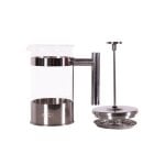 Cafetière à piston Any Morning 600 ml Acier inoxydable Verre noir Facile à nettoyer