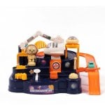 Circuit de course Ogi Mogi Space Adventure Mini avec 4 boutons et accessoires