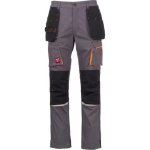 Calça de trabalho Payper S00944-P138-13010 unissexo stretch Ripstop cinza/preto