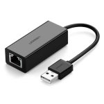 Adaptador de red Ugreen CR110 USB 2.0 a RJ45 compacto y portátil