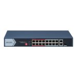 Switch Hikvision DS-3E0318P-E/M(C) 16x RJ45 PoE 2x Gigabit RJ45/SFP Rack 1U