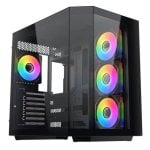 Caja de ordenador Vida Edge torre ATX vidrio templado RGB negra