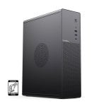 Caixa CoolBox T100 Slim Micro ATX USB-C 3.2 Gen1 Full Metal Preta
