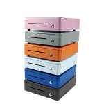 Cassetto portadenaro Olympia S330 manuale nero 4 banconote 8 monete metallo